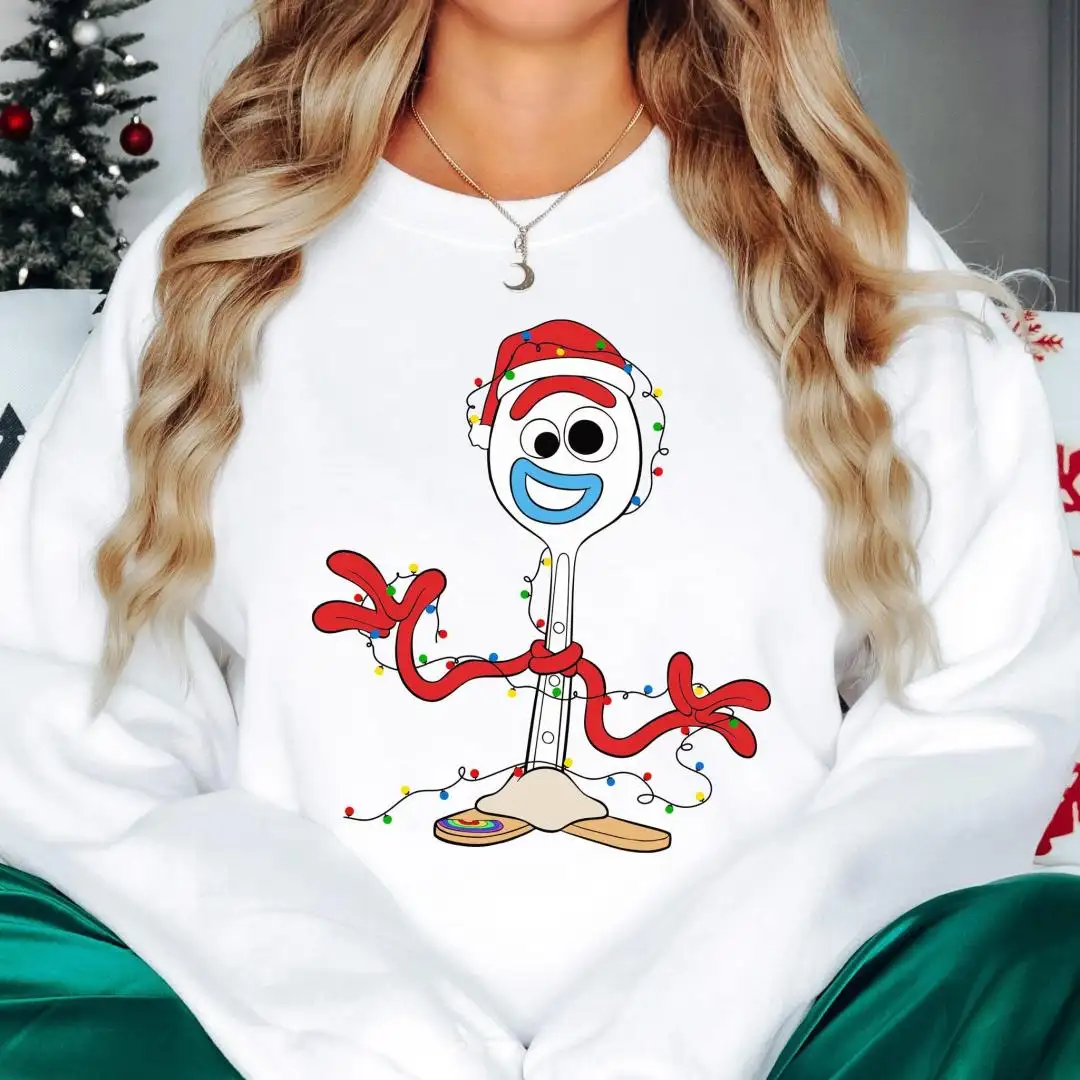 Disney Forky Christmas Shirt, Disneyworld Trip Christmas Tee, Toy Story Xmas Gift, Toy Story Forky Xmas Sweatshirt, I'm Trashed Holiday Tee