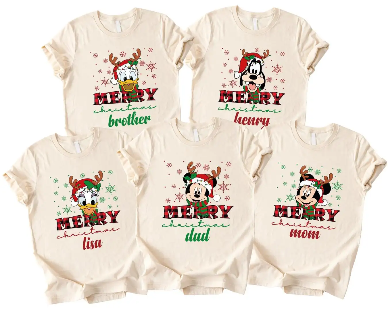 Disney Christmas Family Shirt, Disneyland Christmas XMAS Hoodie, Custom Minnie Christmas Sweatshirt, Mickey Holiday Matching Tee