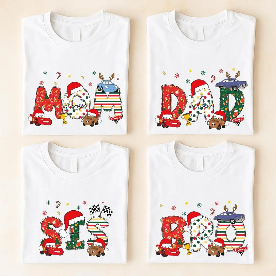 Disney Cars Christmas Shirt for Kids Holiday