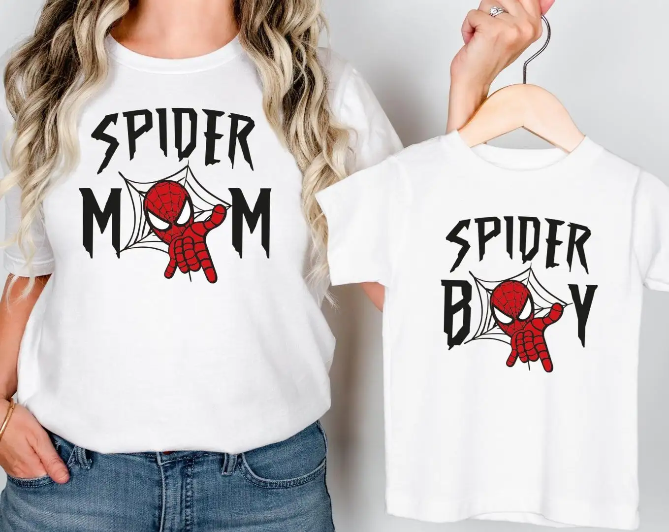 Spider Family Matching Shirt Gift Set