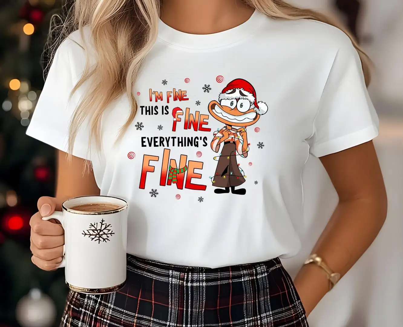 I'm Fine Inside Out Anxiety Shirt, Anxiety Christmas Shirt, Disney Feelings Shirt, Everything Is Fine Shirt, Inside Out Christmas Shirt