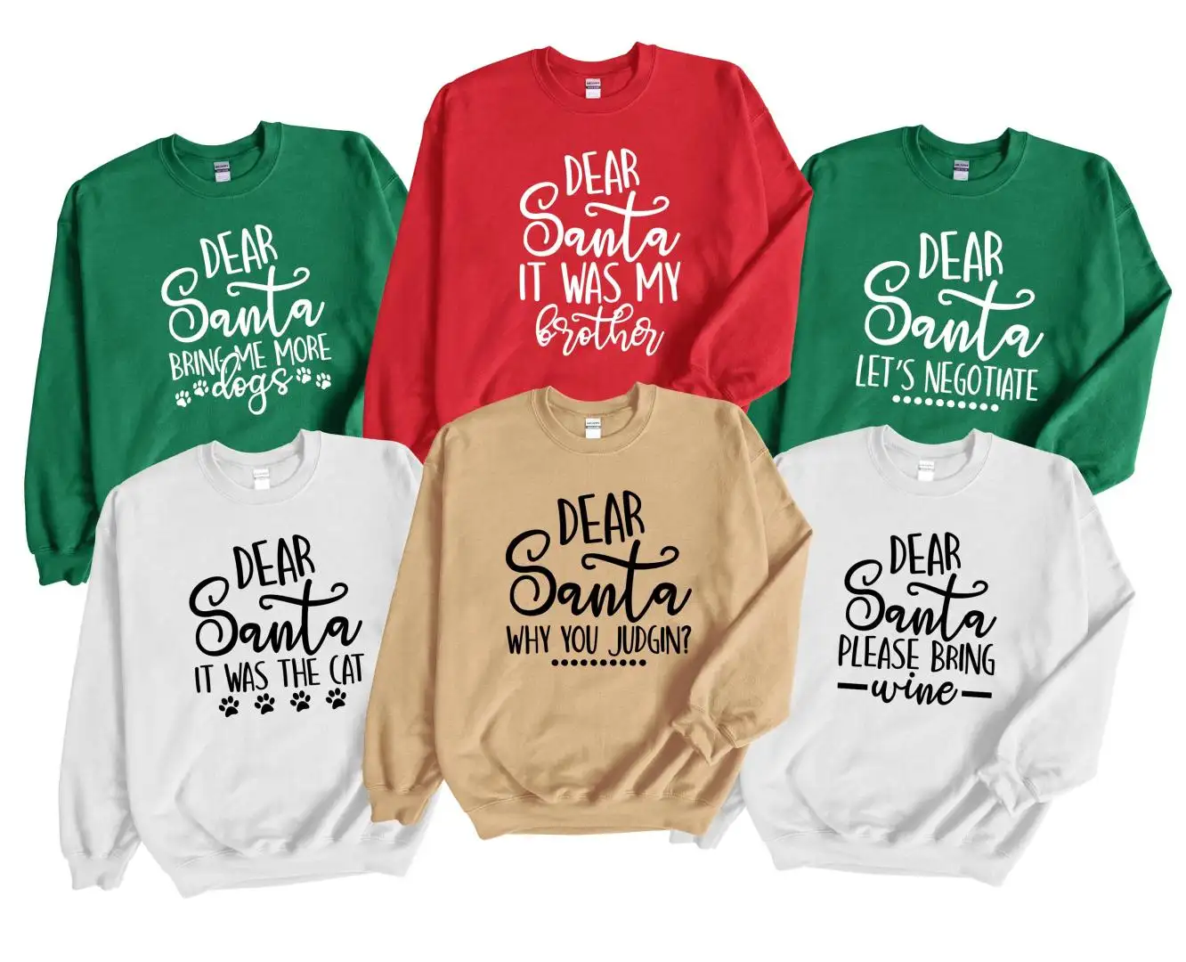 Custom Dear Santa shirt, Dear Santa Group Shirts, Dear Santa Sweatshirt, Christmas Sweatshirt, Dear Santa Christmas Family