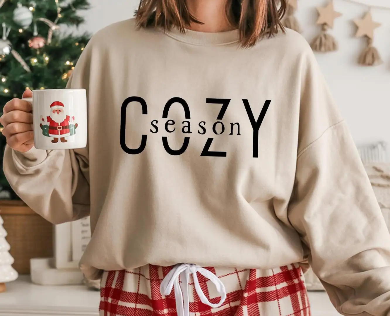 Cozy Season Christmas Sweatshirt, Winter Shirt, Christmas Holiday Shirt, Cozy Season Shirt, Womens Fall Sweater, Cozy Vibes Shirt