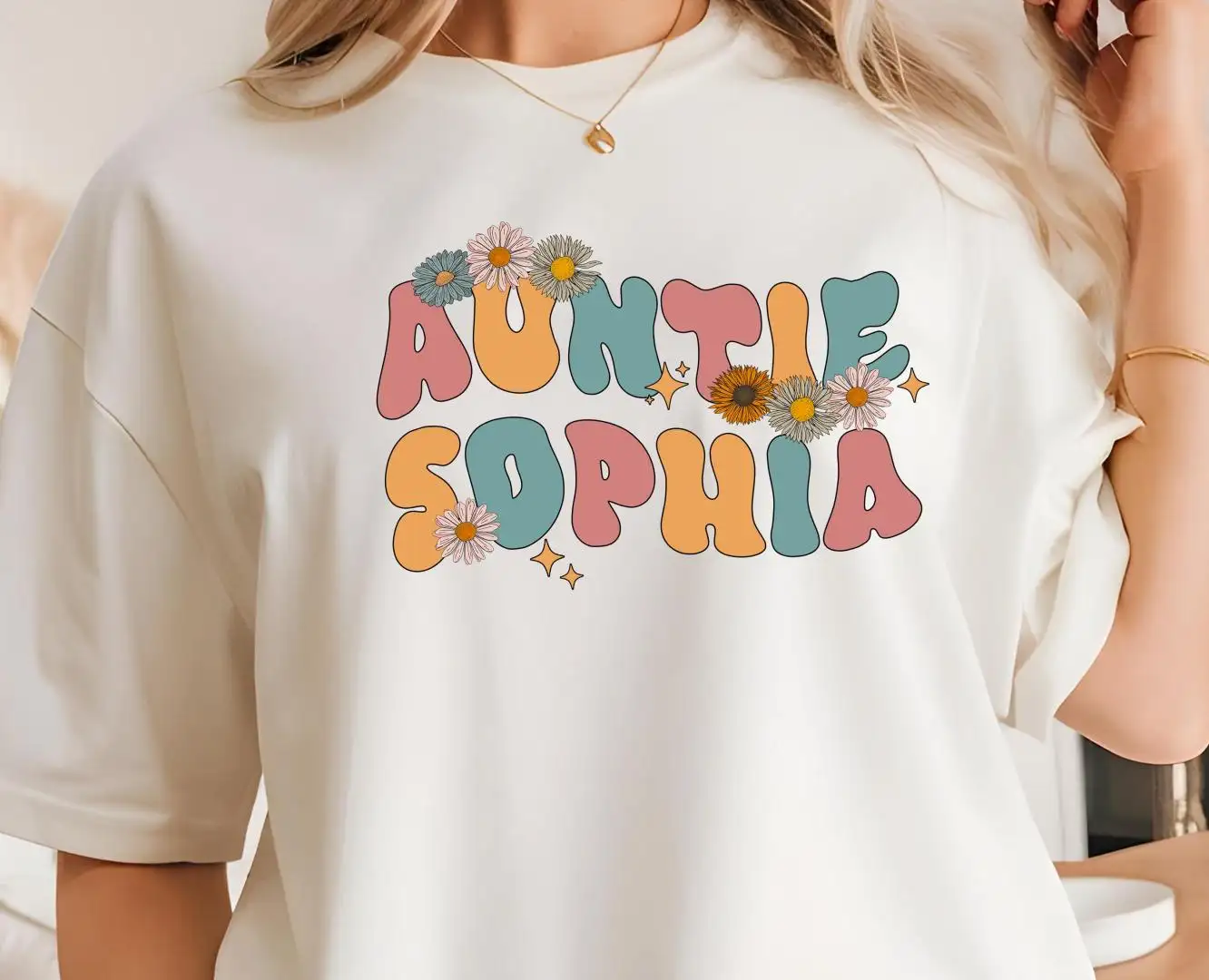 Custom Auntie Shirt, Personalized Gift for Aunt, Unique Aunt Shirt Gift, Custom Auntie Tee, Pregnancy Reveal to Aunt, Gift for Aunt