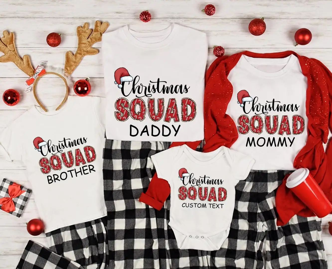 Custom Family Christmas Squad Shirt, Family Matching Christmas Shirt, Christmas Squad Shirt 2025, Squad Family Christmas Shirt