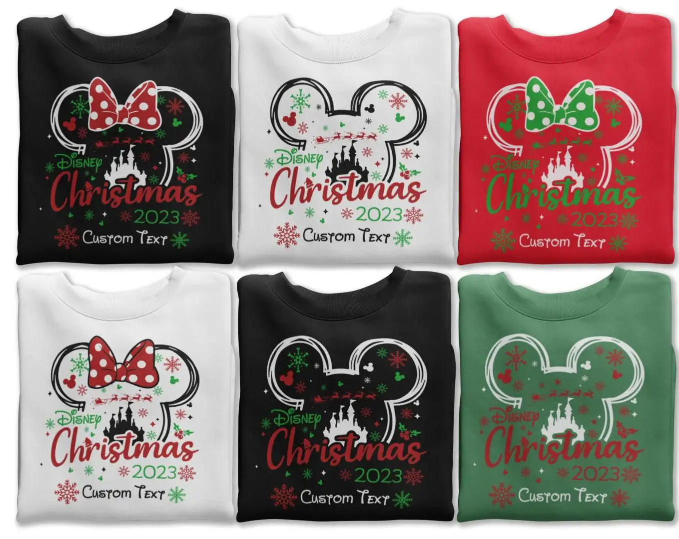 Custom Disney Christmas 2025 Shirts, Christmas Vacation Shirt, Disney 2025 Christmas Shirt Family, Disney Christmas Family Sweatshirt