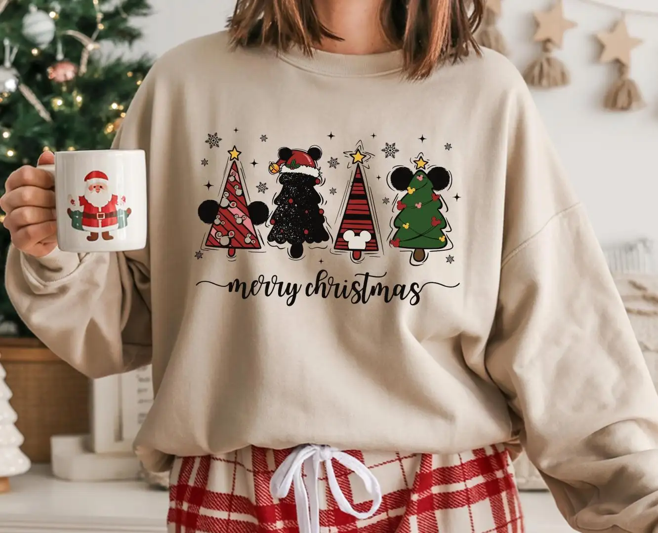 Disney Christmas Tree Sweatshirt, Christmas Holiday Shirt, Christmas Matching Tee, Merry Christmas Shirt, Disney Christmas Family Trip Shirt