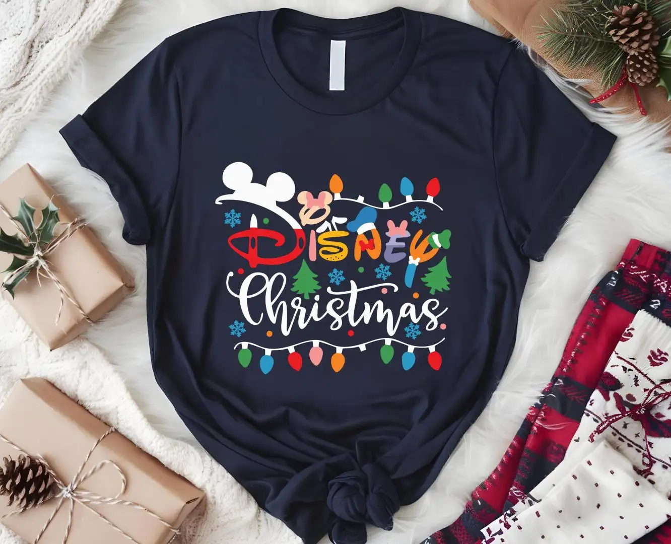 Disney Christmas Shirt, Disney Holiday, Matching Disney Christmas Shirt, Disney Reindeer Christmas Shirt, Minnie Mickey Christmas Shirt