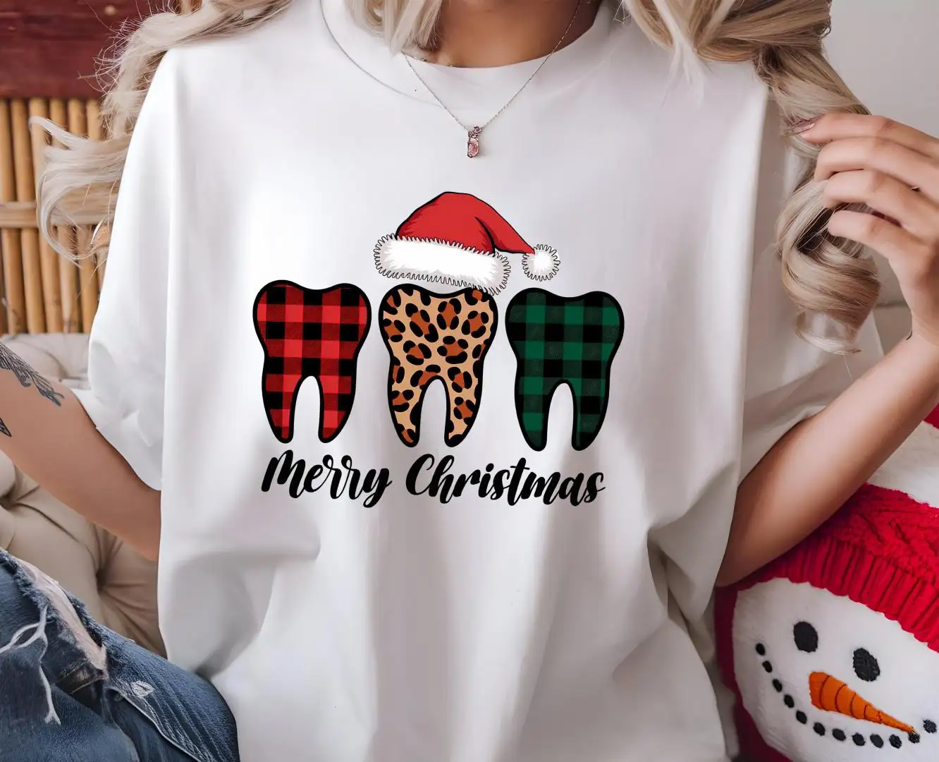 Merry Christmas Dental Shirt, Christmas Matching Shirt, Dental Assistant Shirt, Christmas Dentist Shirt, Christmas Tee