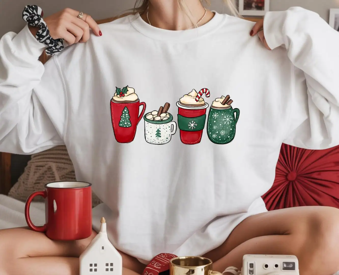 Cute Christmas Coffee Shirt, Christmas Coffee Lover, Coffee Lover Gift, Christmas Shirt, Christmas Coffee Sweatshirt, Christmas Sweatshirt