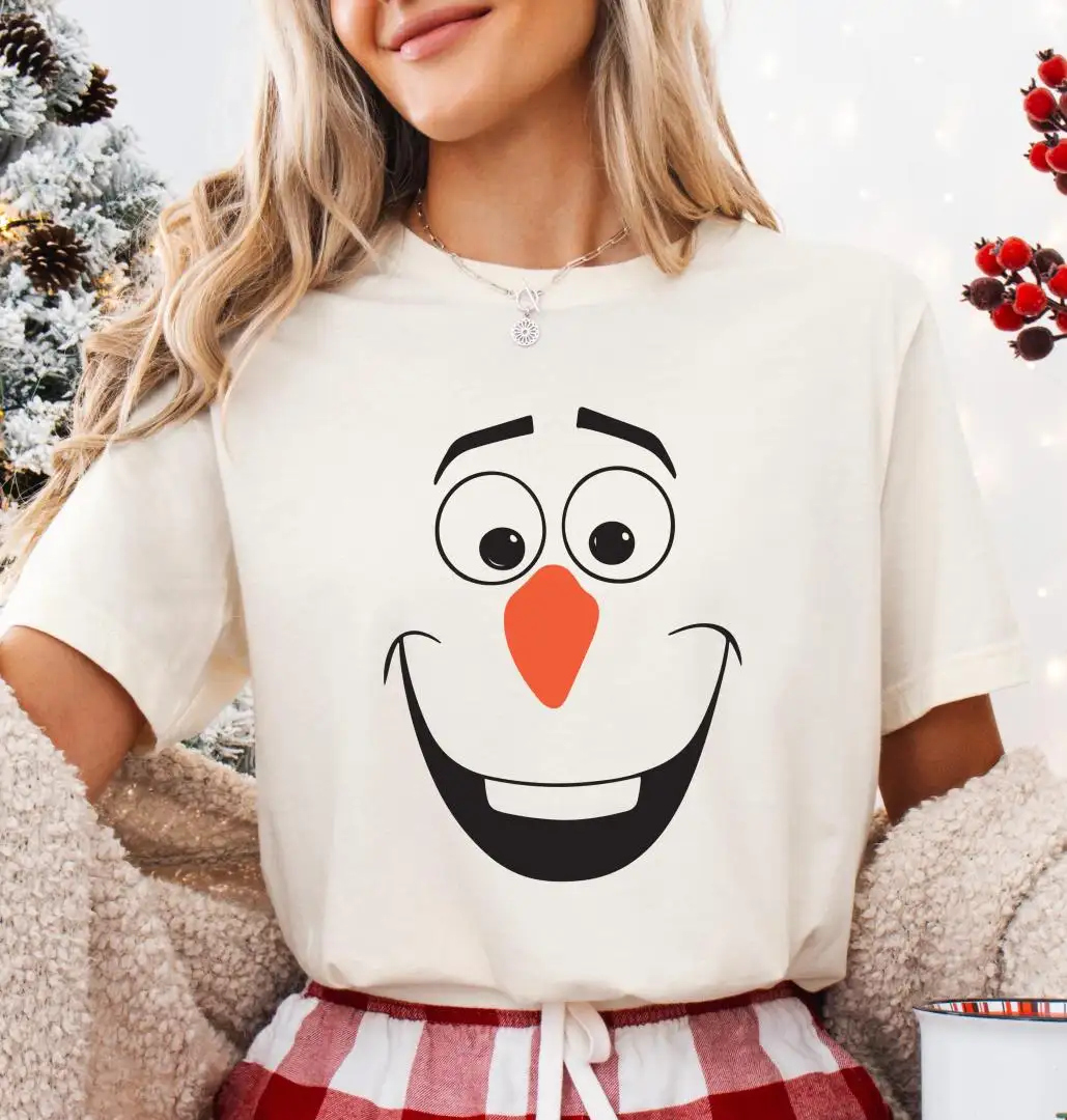 Frozen Olaf Christmas Shirt, Olaf Winter Hoodie, Disney XMAS Holiday Sweatshirt, Disneyland Trip Crewneck, Snowman Christmas Party Gift