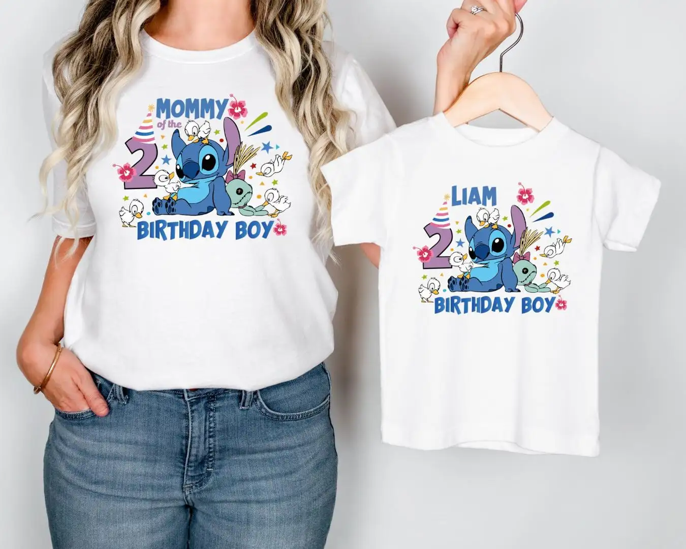 Disney Stitch Birthday Boy Shirt for Disneyland Trip