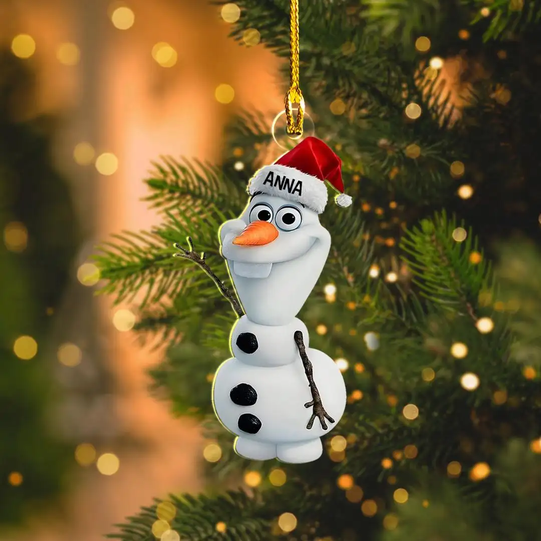Personalized Olaf Frozen Christmas Ornament, Olaf Frozen Keepsake, Frozen Christmas Ornament, Christmas Ornament