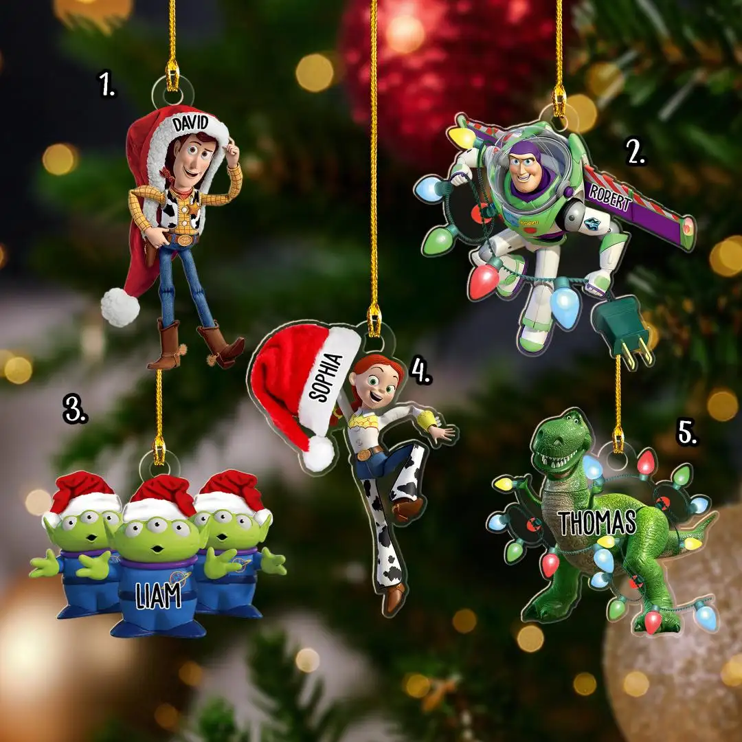Personalized Toy Story Christmas Ornament, Christmas Ornament, Buzz Lightyear Ornament, Toy Story Ornament, Kids Christmas Gift 2025