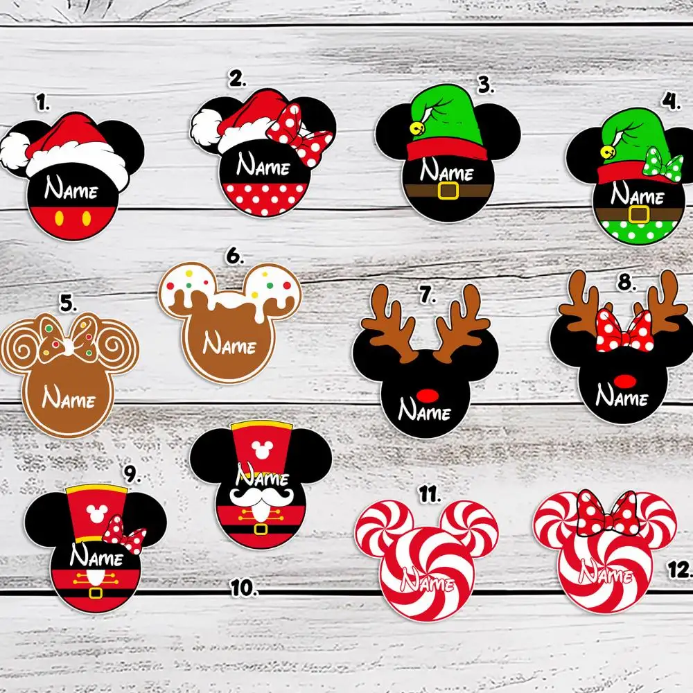 Personalized Disney Cruise Line Christmas magnet, Very Merry Time Cruise 2025 Magnet, Mickey & Friends Princess Stitch Xmas Magnet