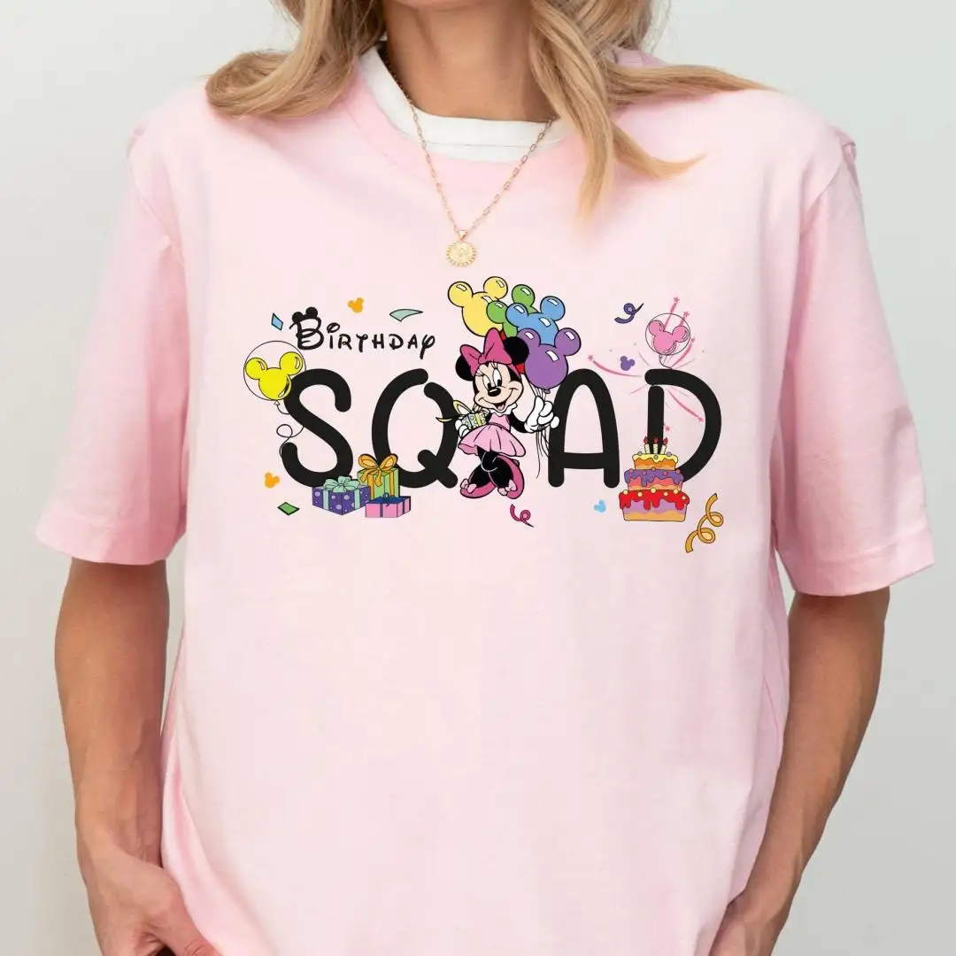 Disney Minnie Birthday Squad Shirt for Girls