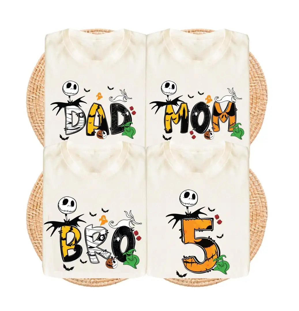 Jack Skellington Birthday Family Shirt, Nightmare Before Christmas Tee, Disney Birthday Trip Sweater, Custom Oogie Birthday Sweatshirt