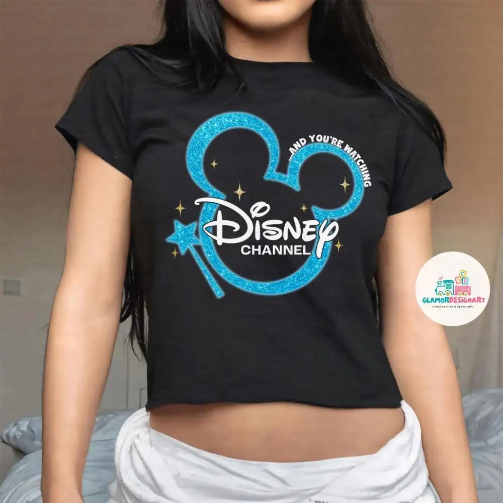 Disney Channel Baby Tee Disney 2000's custom shirts Disneyland Trip Shirt 90's kids Shirt 2k kids cartoons Shirt Magic Kingdom Shirt