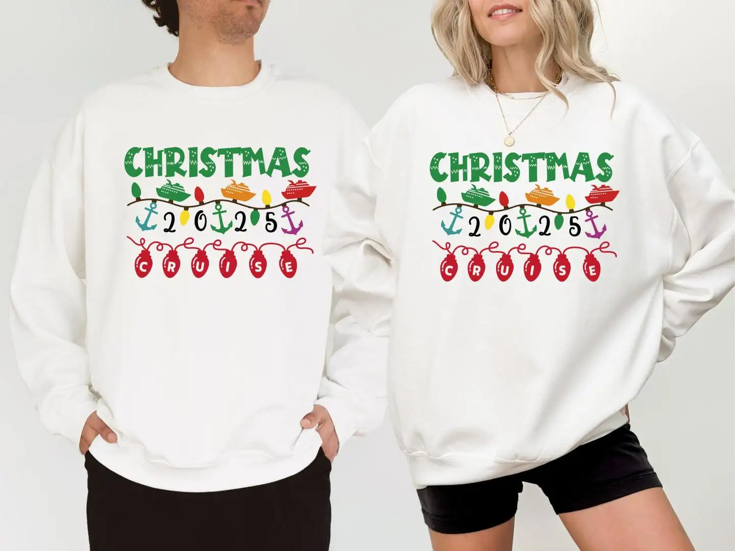Christmas Curise 2025 Shirt, XMAS Cruising Sweatshirt, Christmas Family Vacation Hoodie, Cruise Holiday Crewnec, Merry Christmas Tee