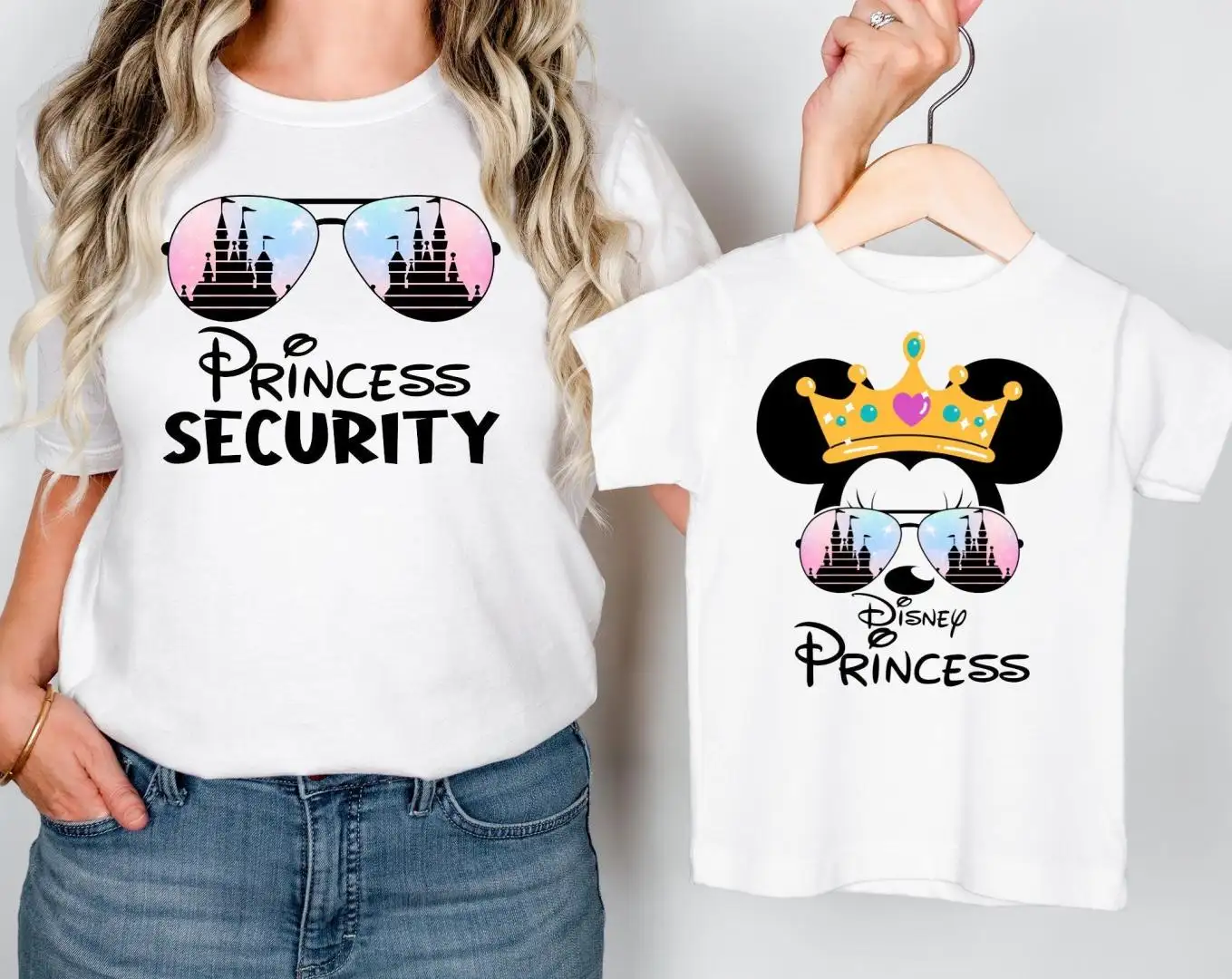 Disney Dad & Daughter Princess Security Shirt