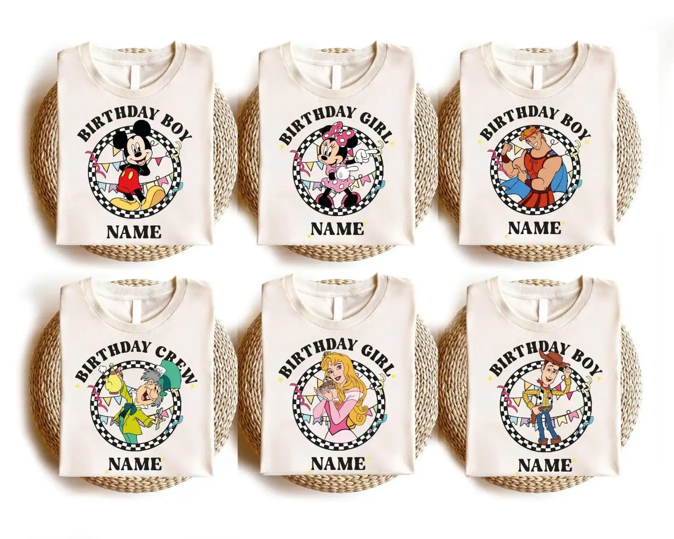 Disney Birthday Family Shirt for Boys & Girls