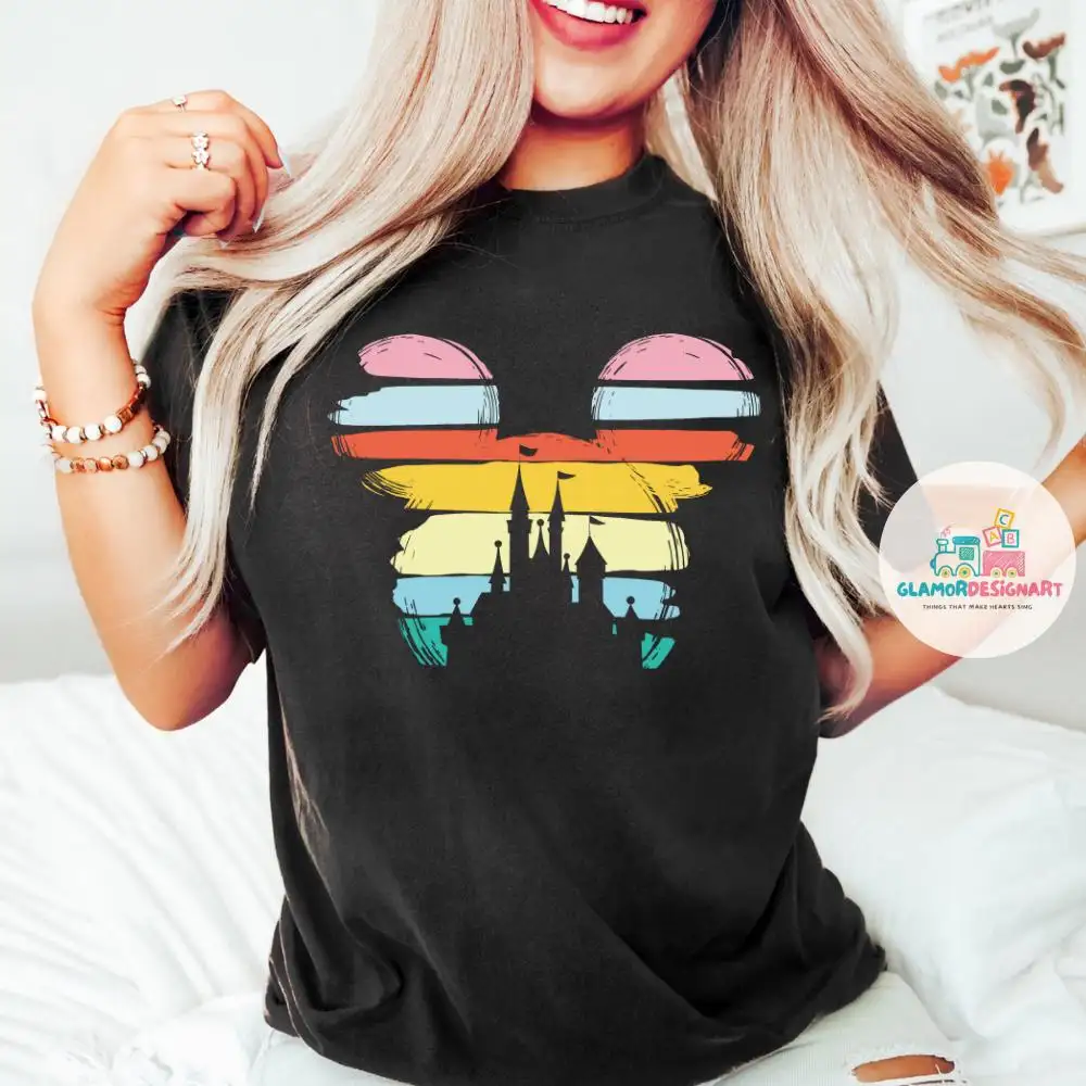 Disney 2025 Shirt, Disney Castle Shirt Disney Group Shirt, Disney Couple Shirts Disney Rainbow Shirt Disneyworld Shirts, Magical Castle Shirt
