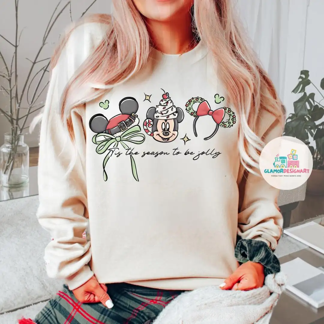 Comfort Color Mickey and Friends Christmas Shirt, Disney Christmas Shirt, Retro Disney Christmas Shirt, Disney Trip, Disney Family Shirt
