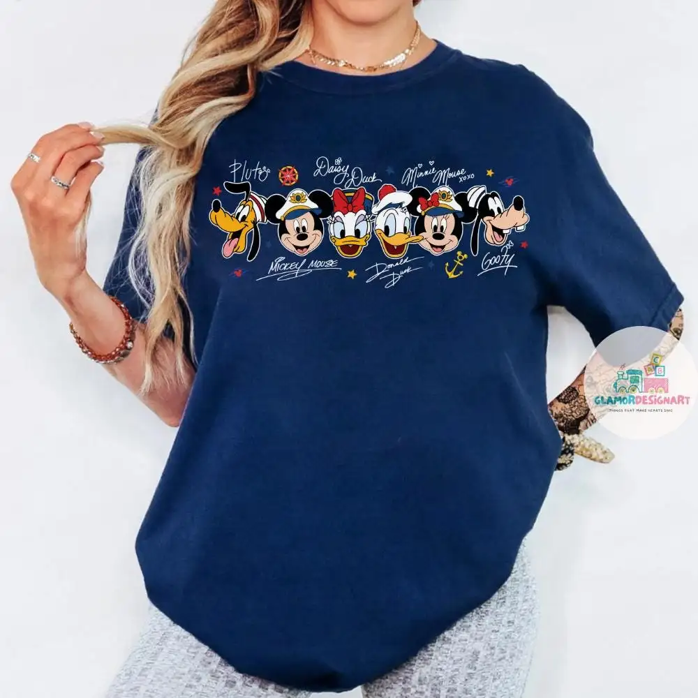 Comfort Colors Disney Cruise Squad Shirt, Mickey and Friends Cruise Tee, Disney Cruise Trip Shirt, Disney Vacation Tee, Disney Cruise Shirt