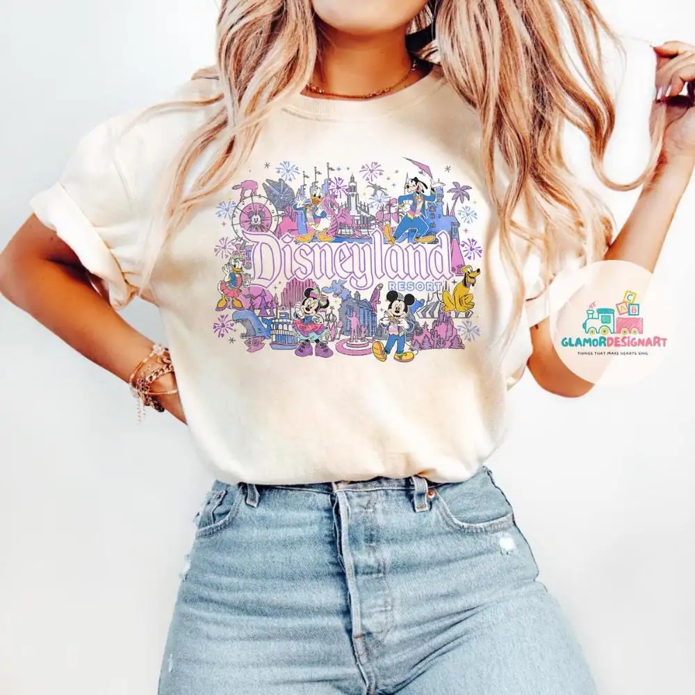 Disneyland 70th anniversary 1955-2025 shirt, Platinum celebration Tee, 70 years of magic shirt, Disneyland family vacation 2025 shirt