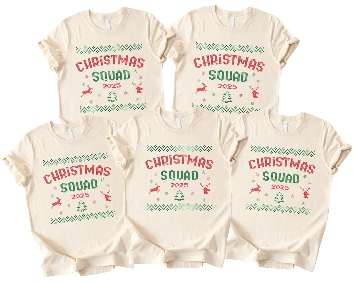 Christmas Squad 2025 Shirts, Christmas Family Hoodie Christmas Squad Sweater, Family Holiday Sweatshirt, XMAS Group Matching Tee