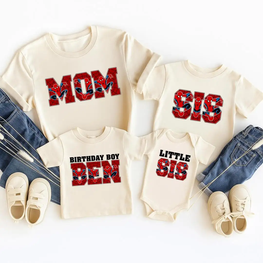 Spider-Man Birthday Boy Shirt for Kids