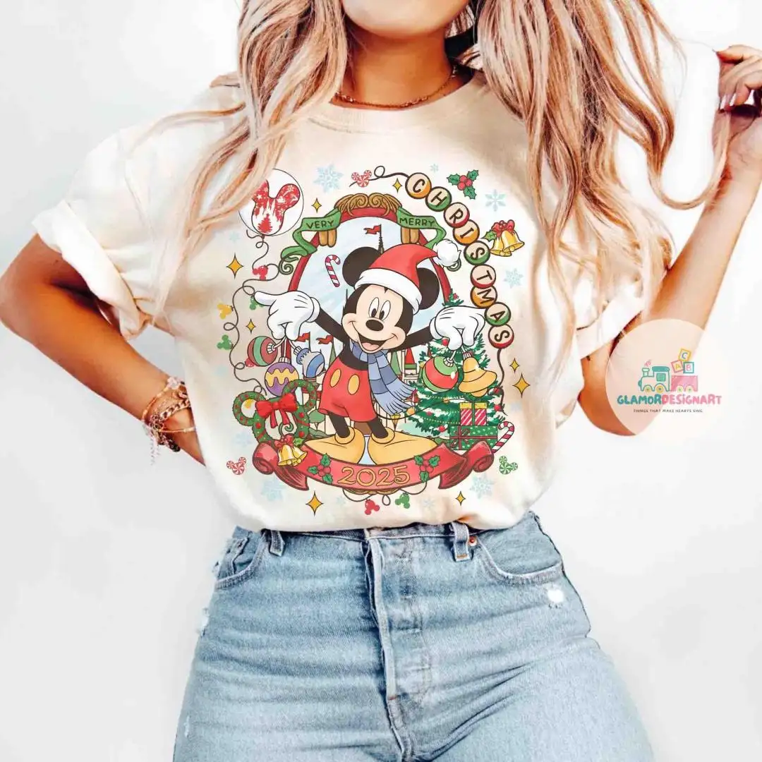Disney Christmas Tee, Mickey’s Very Merry Christmas Party Shirt, Disneyland Xmas Family Holiday Shirt, Mickey & Friends Christmas Shirt