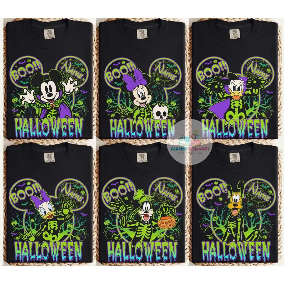 Mickey's Not So Scary Halloween Party 2025 Shirt, Halloween Party Shirts, Disney Family Halloween Shirts, Mickey And Friends Halloween Shirt