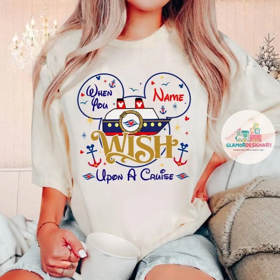 When you Wish Upon a Cruise shirt, Disney Cruise Line shirt, Cruise squad tee, Disney Wish Cruise trip Family vacation matching shirts