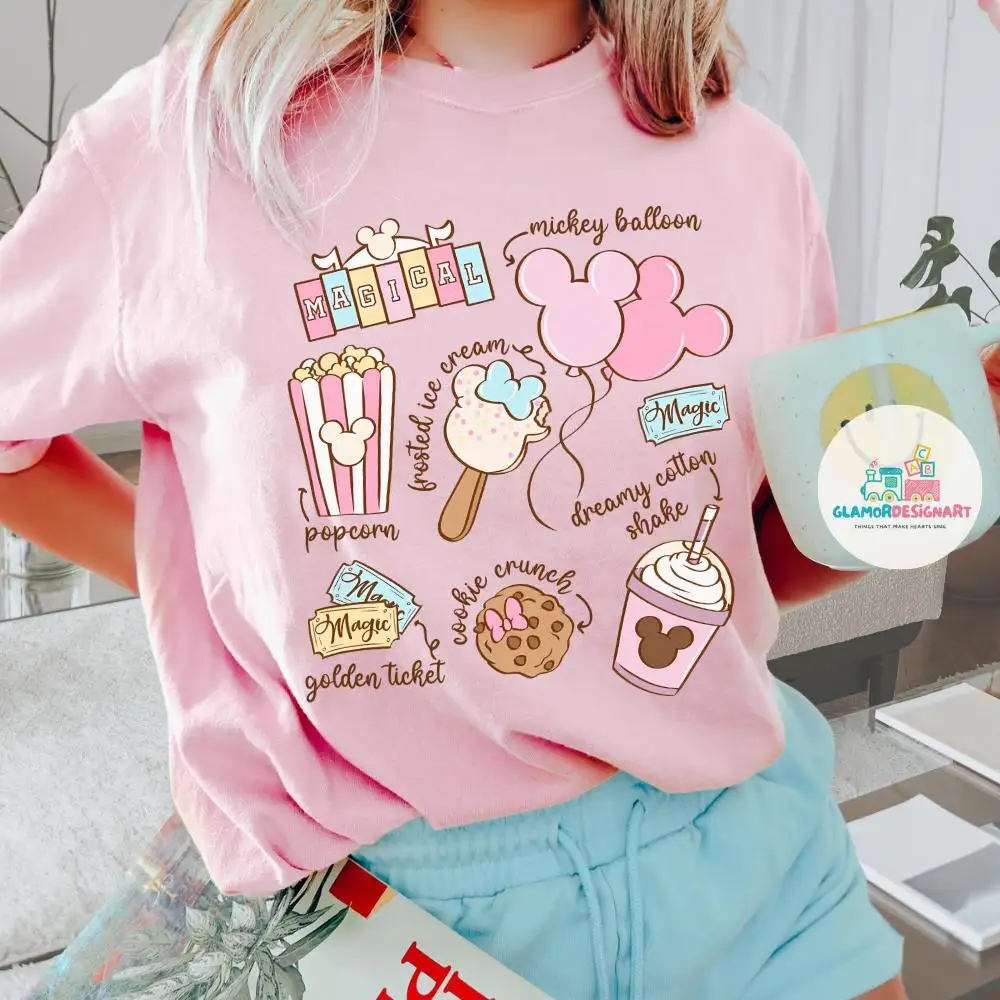 Disney Snacks Shirt, Disneyland Snacks Shirt, Magical Castle Shirt, Epcot Snack Shirt, Disneyland Magic Shirt