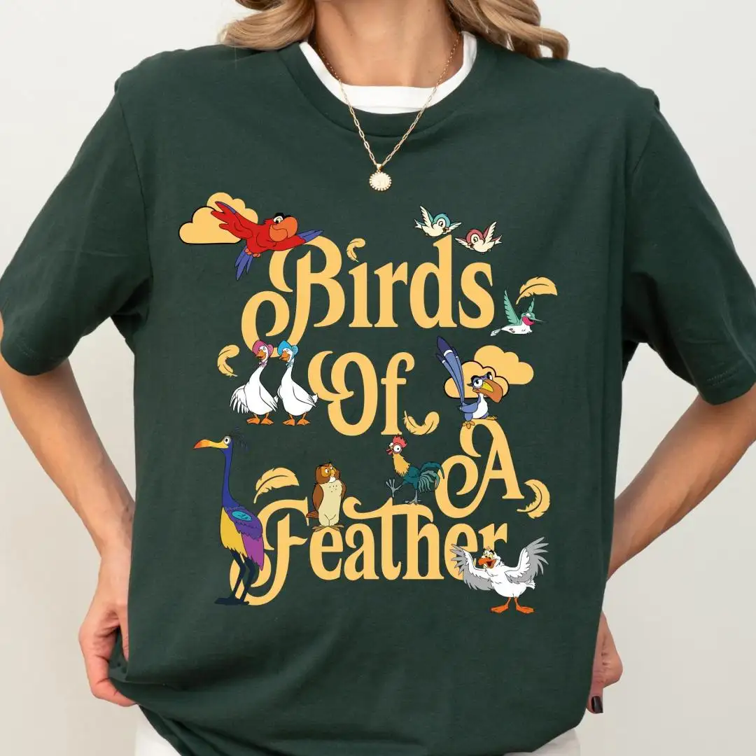 Disney Bird Characters Shirt for Disneyland Trips