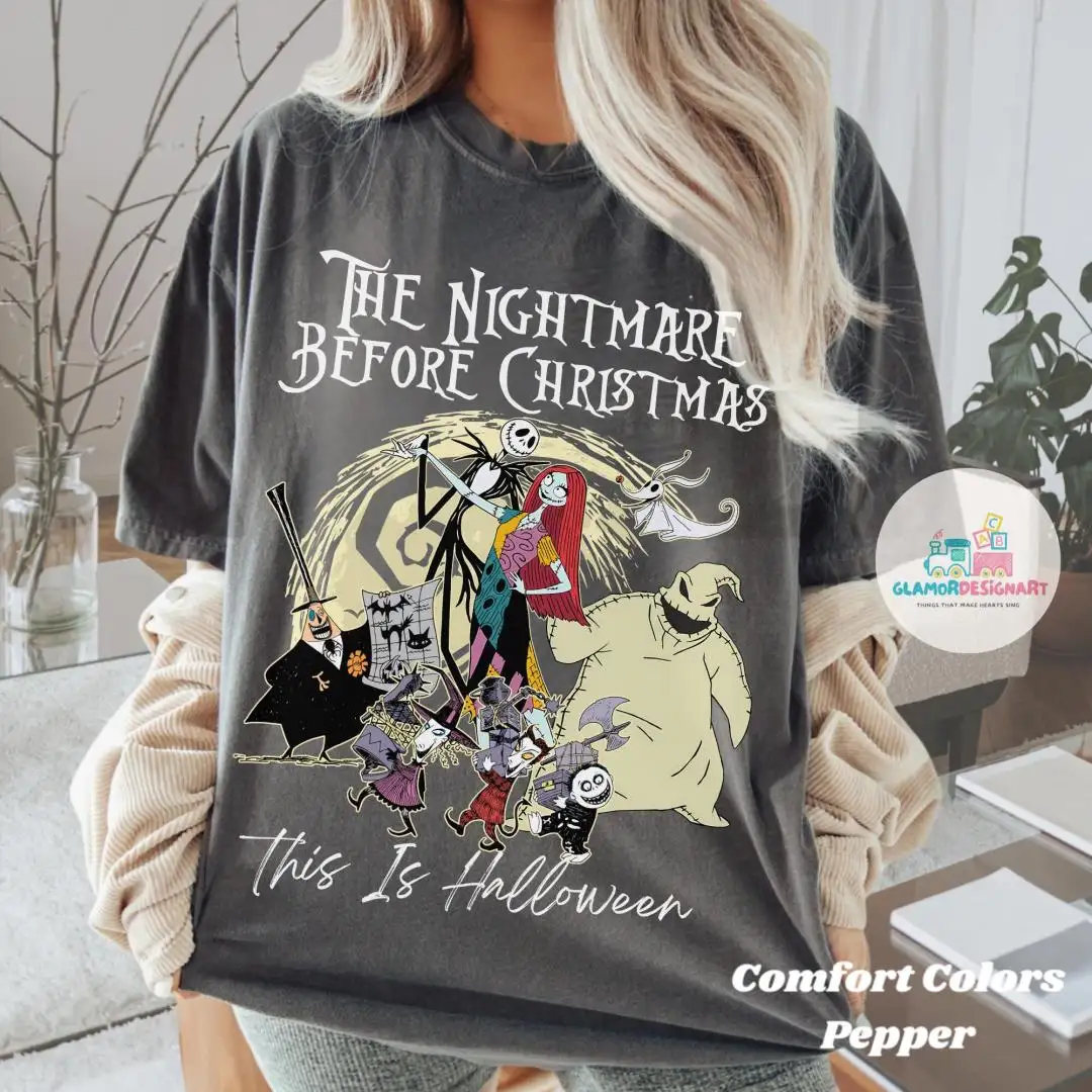 Nightmare Before Christmas Shirt, Jack and Sally Shirt, Disney Halloween Shirt, Oogie Boogie Halloween Shirt, Jack Skellington Shirt