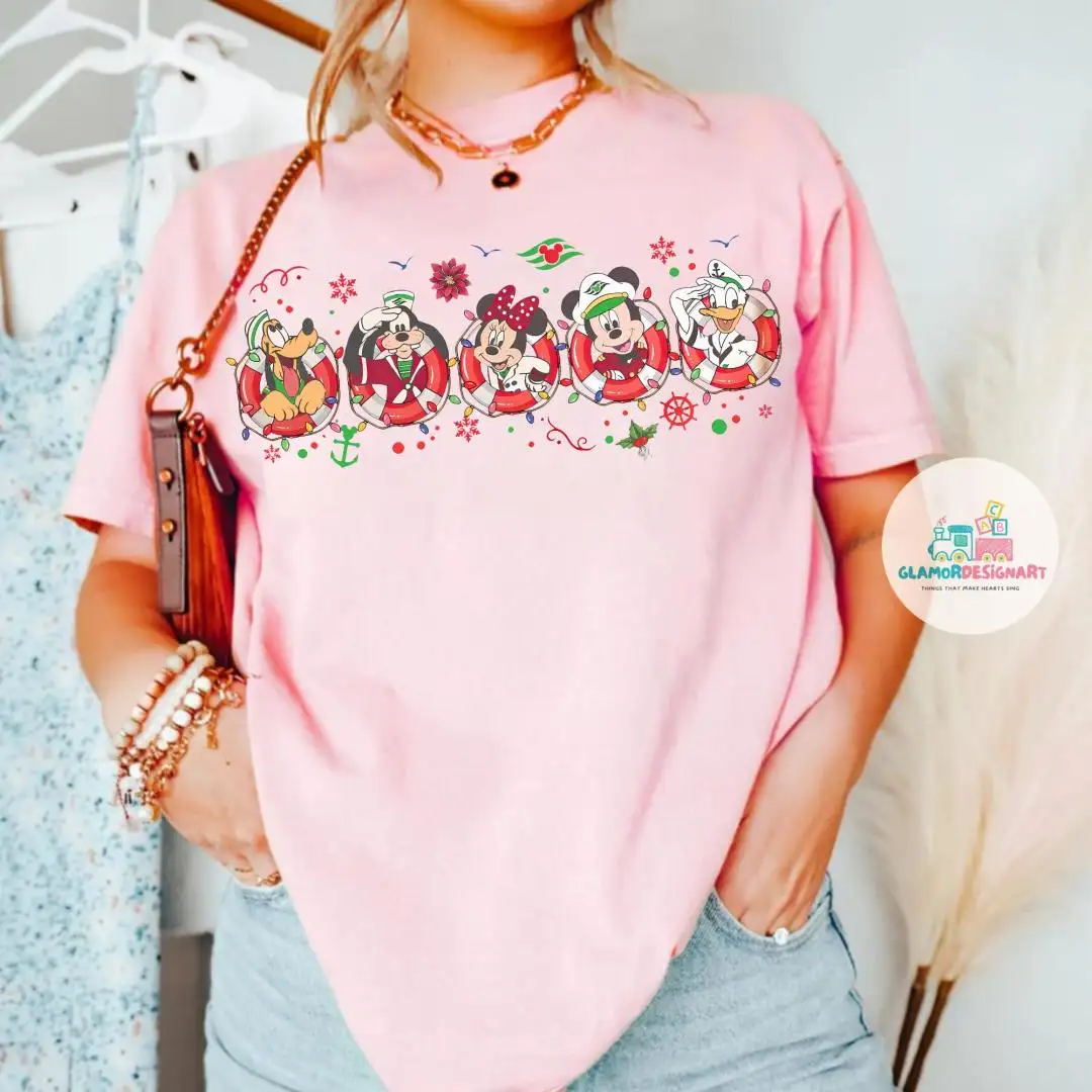 Disney Christmas Cruise 2026 Shirt, Very Merrytime Cruise Tee, Matching Family Xmas Cruise Tees, Mickey and Co Family Christmas Cruise