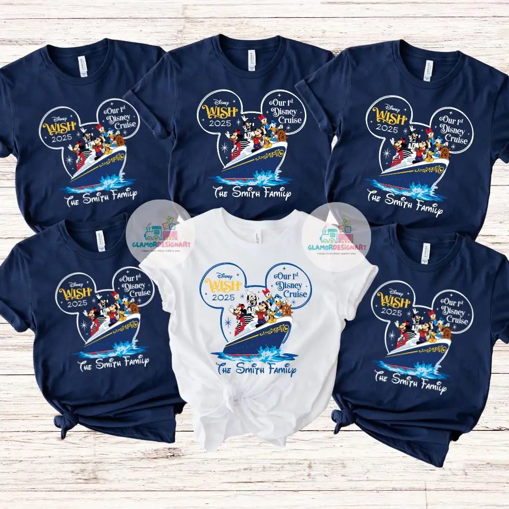 Custom Disney Cruise 2025 Shirt, Disney Custom Name Shirt, Custom Disney Cruise Family Matching Shirt, Disney Family Shirts, Family Vacation