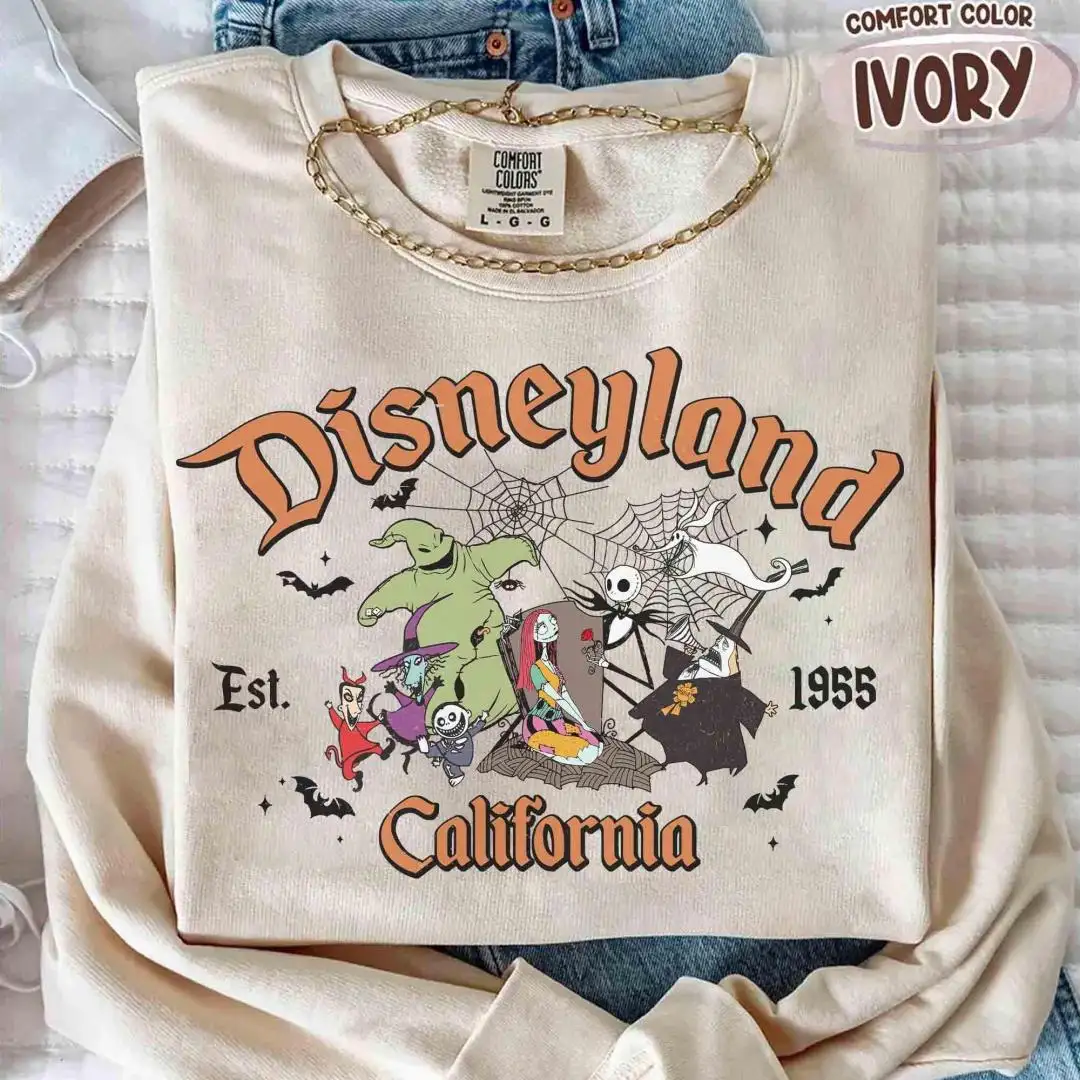 Vintage Disneyland 1955 Halloween Oogie Boogie Bash Halloween Party Nightmare Before Christmas Shirt, Halloween Party 2025, Halloween shirt