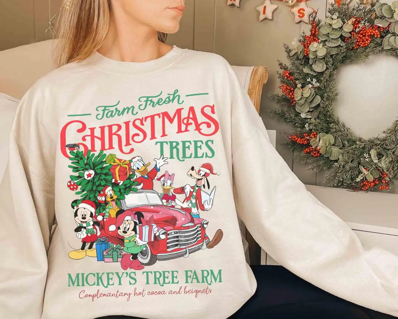 Disney Christmas Shirt, Mickey's Tree Farm Shirt, Very Merry Christmas Party 2025, Mickey And Friends Christmas, Disney Farm Fresh Shirt