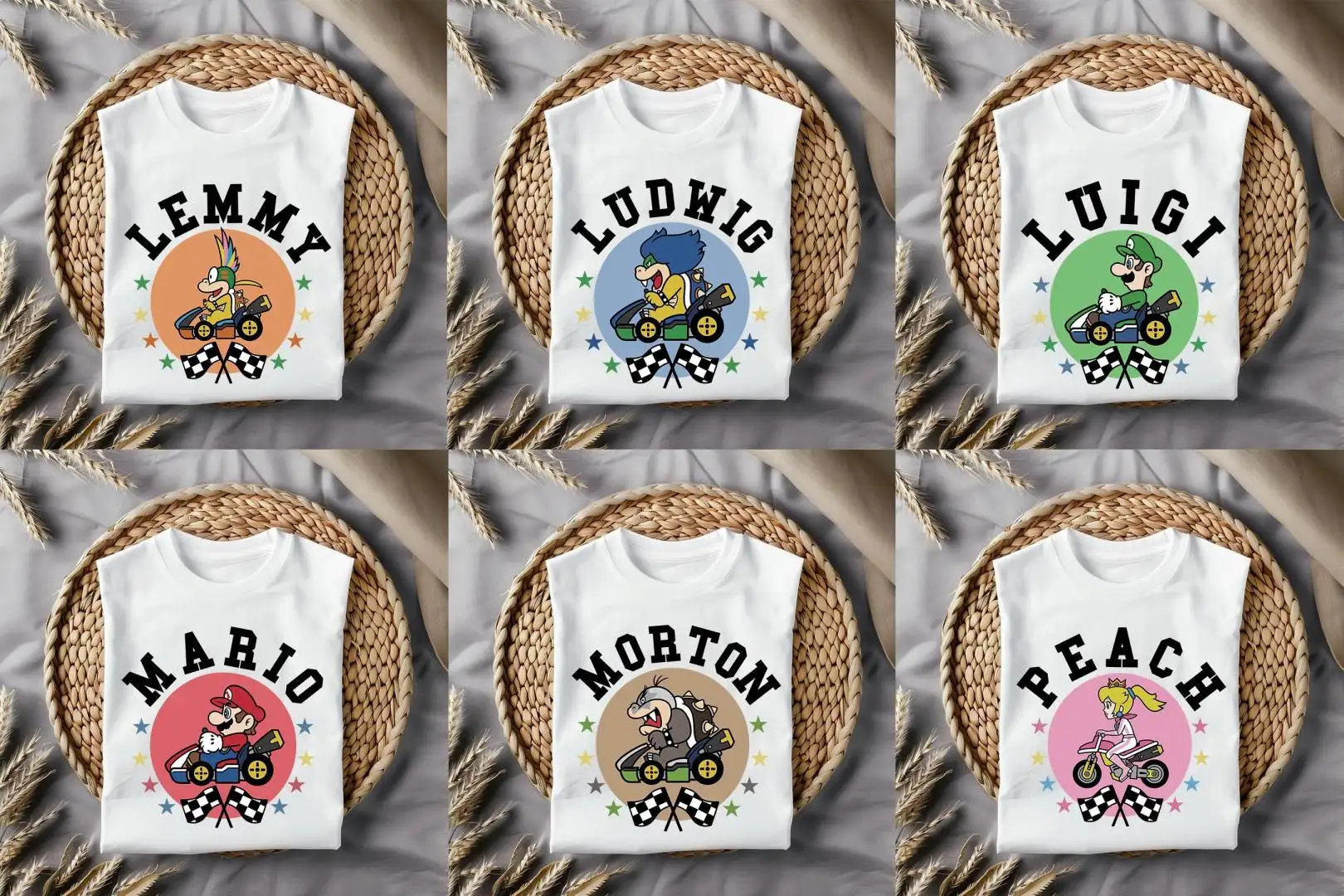 Super Mario Kart Gaming Shirt for Family