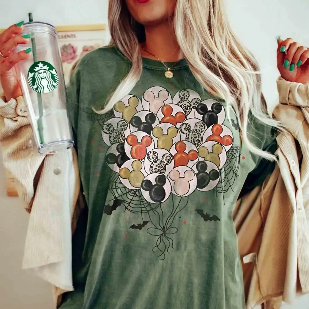 Vintage Mickey Balloons Halloween Shirt, Halloween Pumpkin, Disney Halloween Tee, Mickey's Not So Scary Halloween Party Shirt, Disney Trip