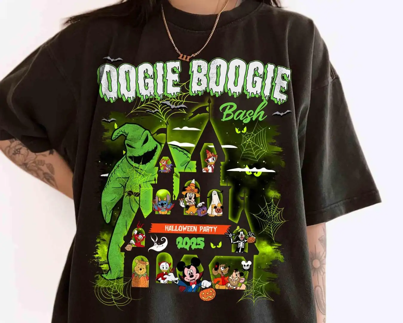 Mickey Mouse Costume Oogie Boogie Halloween Shirt, Disney Oogie Boogie Bash 2025 Tee, Disneyland California, The Nightmare Before Christmas