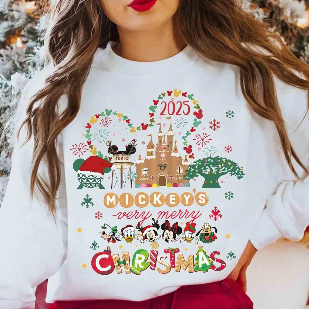Mickey's Very Merry Christmas Party 2025 Shirt, Epcot Christmas Shirt, Walt Disney World Christmas Shirt, Magic Kingdom, Christmas Gifts