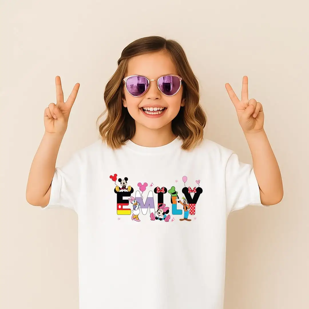 Custom Name Disney Family Shirt for Vacation