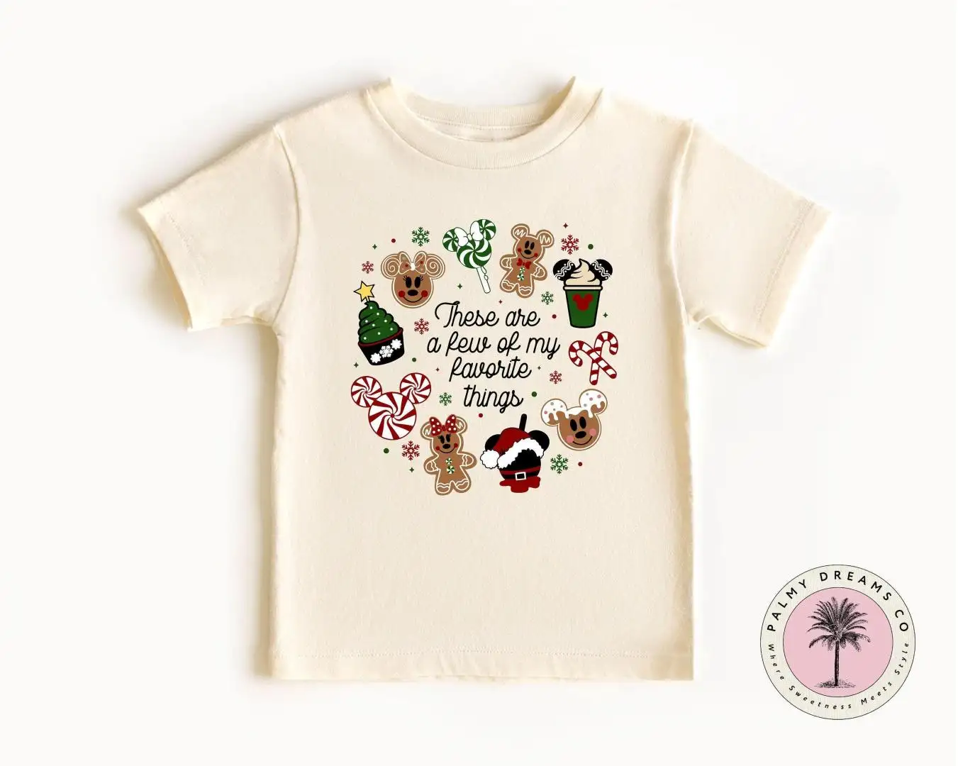 A Few of My Favorite Things Toddler Shirt, Disney Snacks, Disney Christmas Shirt, Disneyland Christmas Tshirt