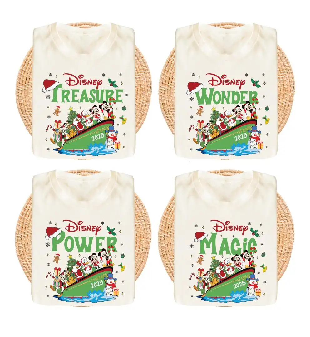 Disney Christmas Cruise Shirt, Christmas Power Sweatshirt, Mickey Magic Cruising Tee, Christmas Wish Cruise Family Holiday Tee