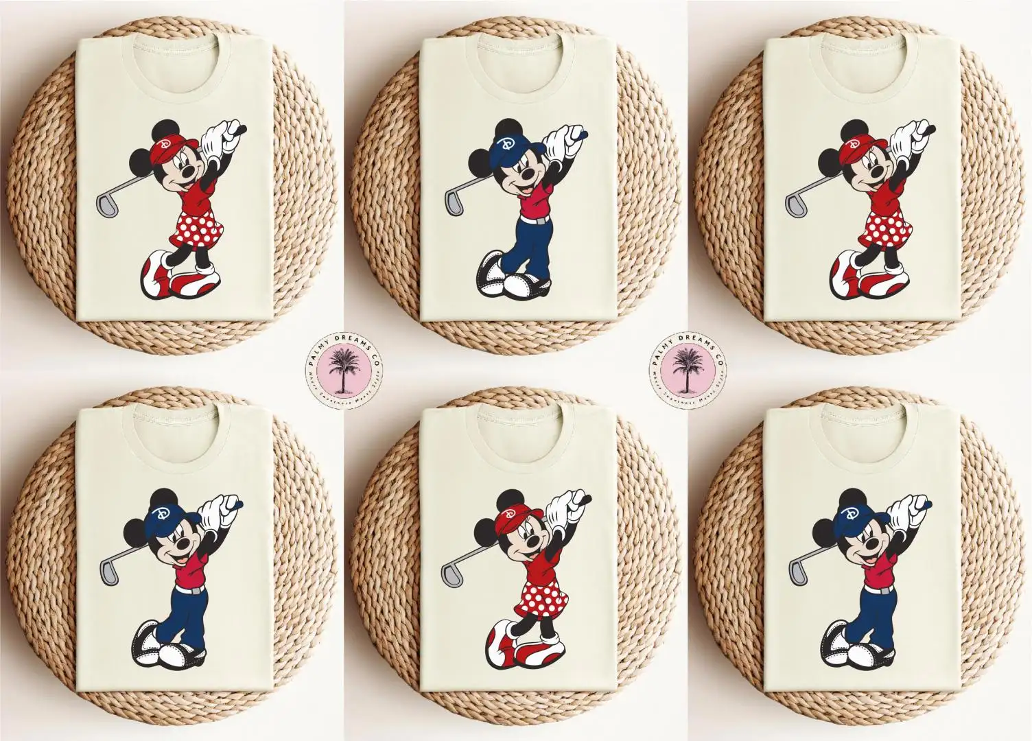 Mickey and Minnie Golf Shirt, Disney Couple Tee, Disney Family Shirts, Golfer Mickey and Minnie Shirt, Disney Matching Shirt