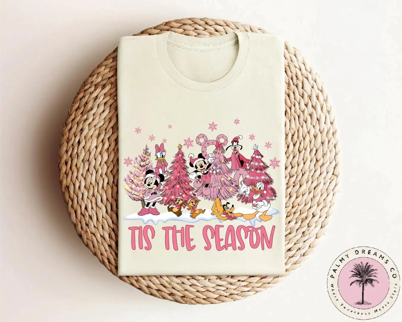 Tis the Season Christmas Tshirt, Merry Christmas Shirt, Disney Family Tees, Cute Christmas Tree Shirt, Mickey and Minnie Christmas Shirt